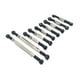 thumbnail image 1 of 9 varillas de tracción metálicas ajustables para Wltoys 12428 12423 FY-01 FY-03 FY-05 1/12 RC Negro, 1 of 6