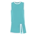thumbnail image 5 of Aofany Women Two Piece Outfits Skorts and Sleeveless Tank Tops Lounge Sets Short Summer Tracksuit Sweatsuit Set, 5 of 8