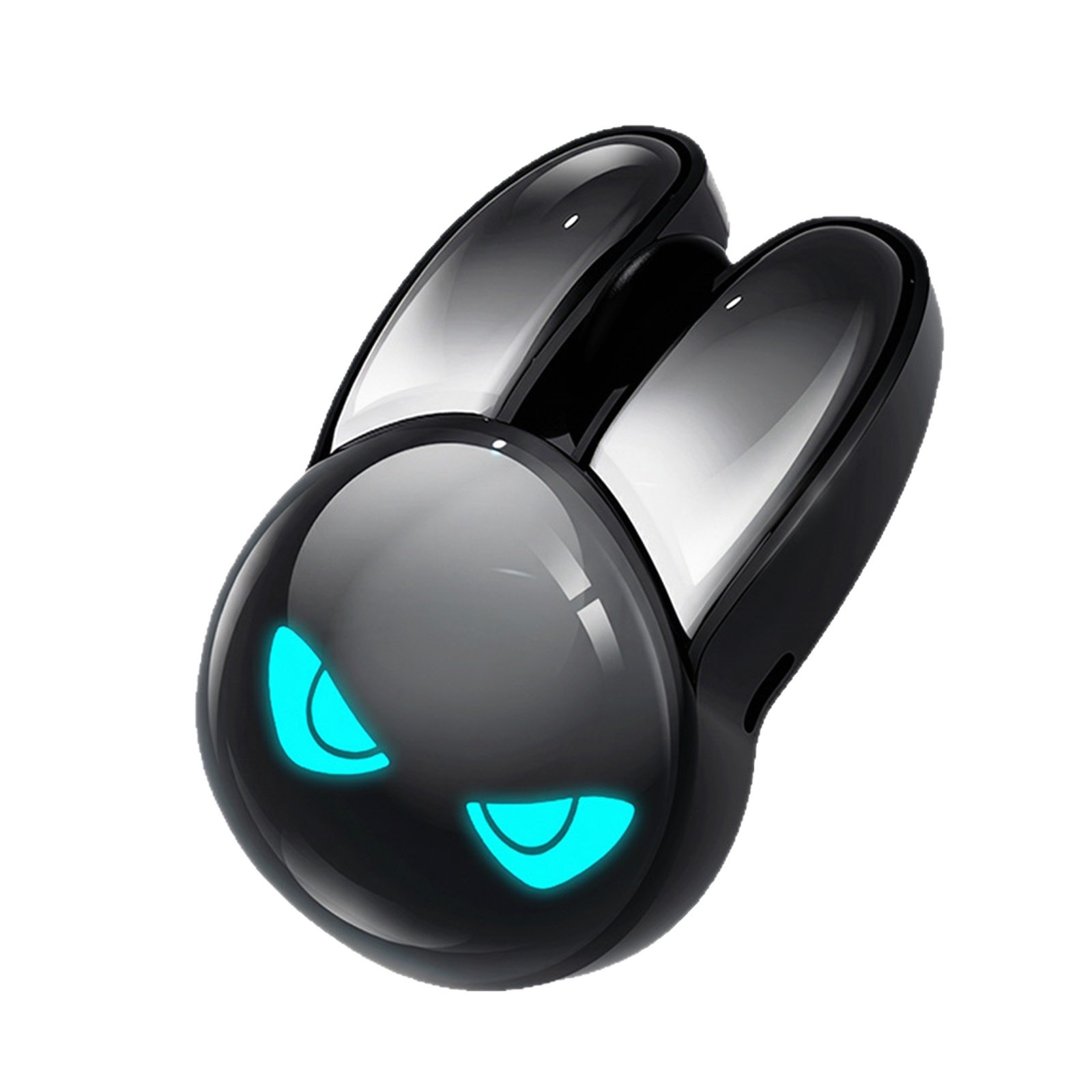 Rechargeable Wireless Gaming Mouse with LED RGB Lighting – High Precision Optical Sensor, Ergonomic USB Cordless Mice for PC, Laptop, Gaming & Office (Black)