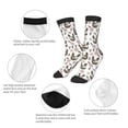 thumbnail image 3 of Fuzoiu Flowe Rooster Print Kids Socks For Boys Girls,Grip Crew Socks with Non Slip,Lightweight Stretch Crew Socks,Toddlers Crew Boot Socks, 3 of 5