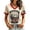 Beige, variant on Never Forget 9/11 Shirt for Women Patriotic V-Neck Tee with Red Trim & 25 Years Patch, Soft Cotton Relaxed Fit American Flag Memorial Top Army Green L