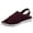 Wine, variant on Womens Orthopedic Sandals Ladies Recovery Sport Walking Shoes with Adjustable Strap Black 9