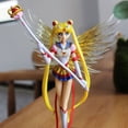 thumbnail image 3 of Anime Sailor Moon Cake accesorios Tsukino Usagi figura de acción decoración de coche colección muñecas modelo juguetes regalos, 3 of 4