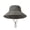 Gray, variant on Sun Hats for Women Gardening Hat Wide Brim Ponytail Beach Sun Protection Breathable Cotton Summer Hat with Fold-Up Brim (Beige)