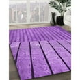 thumbnail image 2 of Ahgly Company Indoor Square Patterned Heliotrope Purple Area Rugs, 8' Square, 2 of 6