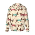 thumbnail image 2 of Picia Dachshund Dog Puppy Women's Men's UPF 50+ Sun Protection Hoodie Shirt Long Sleeve SPF Fishing Outdoor UV Hiking Lightweight Shirts-X-Large, 2 of 9