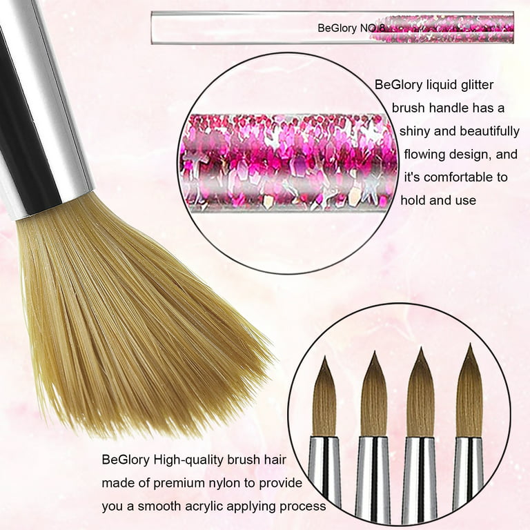 Hey Beautiful Nail Supplies Premium Kolinsky Brush | Spade 12