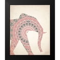 thumbnail image 2 of Kimberly, Allen 20x24 Black Modern Framed Museum Art Print Titled - Mandala Elephant 1, 2 of 5