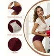 thumbnail image 5 of INNERSY Women's Cotton Underwear Super High Waisted Breathable Briefs 4-Pack(XX-Large,Bassics), 5 of 7