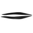thumbnail image 4 of 1 Par Faro Cejas Pegatina para Coche Carbono Fibra Patrón Negro, 4 of 7