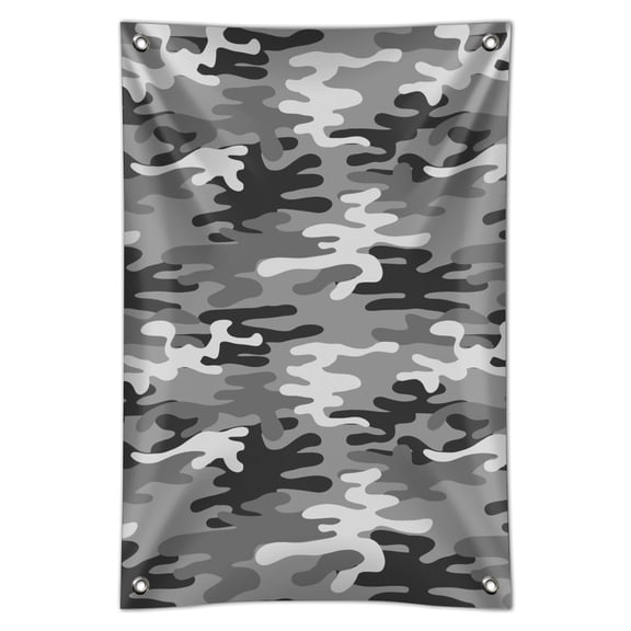Snow Camouflage Home Business Office Sign