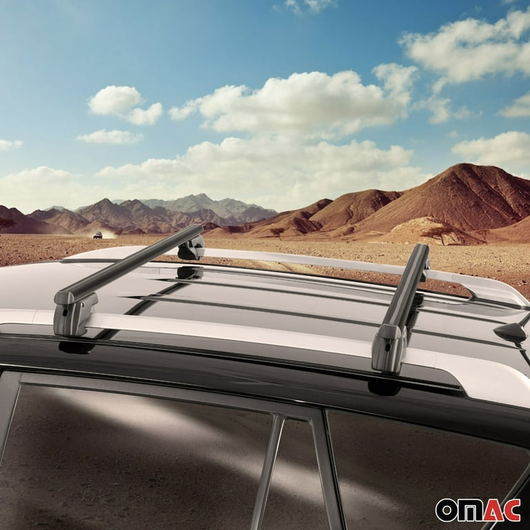 OMAC Roof Rack Cross Bars Set for Audi A4 Allroad 2015 to 2023, Black 198  Pounds, 2 Pieces