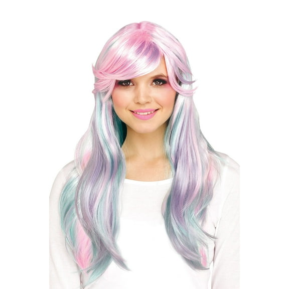 Fantasy Unicorn Adult Wig (Pastel)