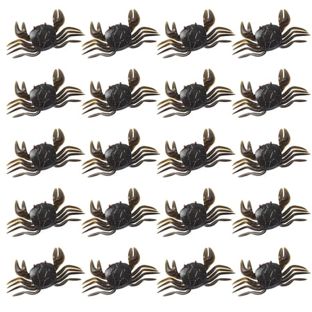 20Pcs Professional Crabs Imitations Fishing Lures Designs For Long Casting Distance & Great Fish Attracting Performances
