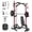 Z6-Weight bench/(10LB+25LB)x2 Plates, variant on Mikolo Smith Machine Home Gym, 7-in-1 Multi-Function Squat Rack with Cable Crossover, 1000LBS Workout Station with Weight Bar and Accessories