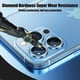 thumbnail image 5 of Para iPhone 13 14 11 Pro Max Diamond Metal Camera Protector para iPhone 12 13 Mini Camera Protector 3PCS-Set Lens Protection Glass, Red Diamond, 5 of 5