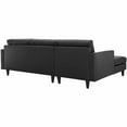 thumbnail image 4 of Modway Empress Left-Facing Leather Sectional Sofa, Multiple Colors, 4 of 5