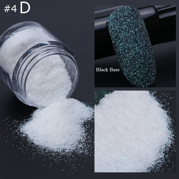 Fiudx Brillantina para Decoración de Uñas, Decoraciones con Pigmentos Brillantes En Polvo, Diseños de Uñas con Lentejeuelas Finas, Efectos de Color Versátiles, Usos de Belleza Diy, Entusiastas de La