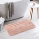 thumbnail image 5 of Alfombra de baño REGALWOVEN, alfombra de baño suave y absorbente, alfombra de baño de felpa antideslizante, lavable a máquina, tapete de baño para el suelo del baño, rosa 20" x 32", 5 of 6