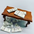 thumbnail image 5 of 10 paquetes de Mini dólares dinero billetes en miniatura niños juguetes regalos casa de muñecas accesorios en miniatura WD.WDQZL Hogar, 5 of 5