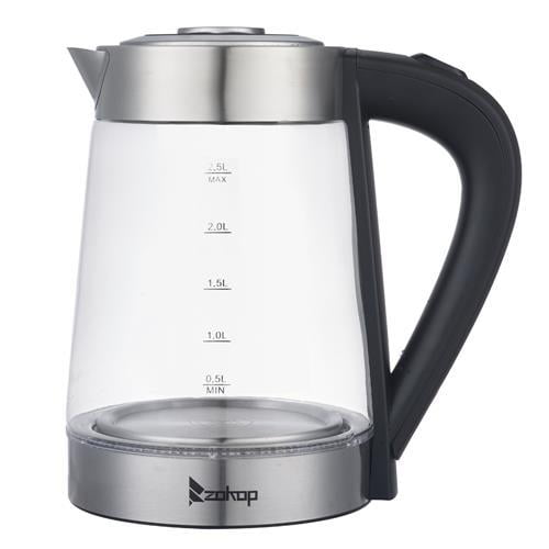 Zimtown 1500W 2.5L Electric Glass Hot Water Kettle with Auto shutoff