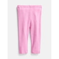 thumbnail image 3 of Wonder Nation Baby Girls Sweater Knit Top and Pants Set, 2 Piece, Sizes 0-3M-24M, 3 of 5