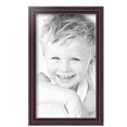 thumbnail image 2 of ArtToFrames 10" x 17" Cherry Picture Frame, 10x17 inch Red Wood Poster Frame (WOM-4095), Pack, 2 of 8
