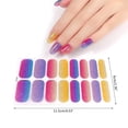 thumbnail image 3 of TINYSOME Glitter Stick On Nail Polish Strips Full Nail Wraps Nail Polish Stickers, 3 of 19