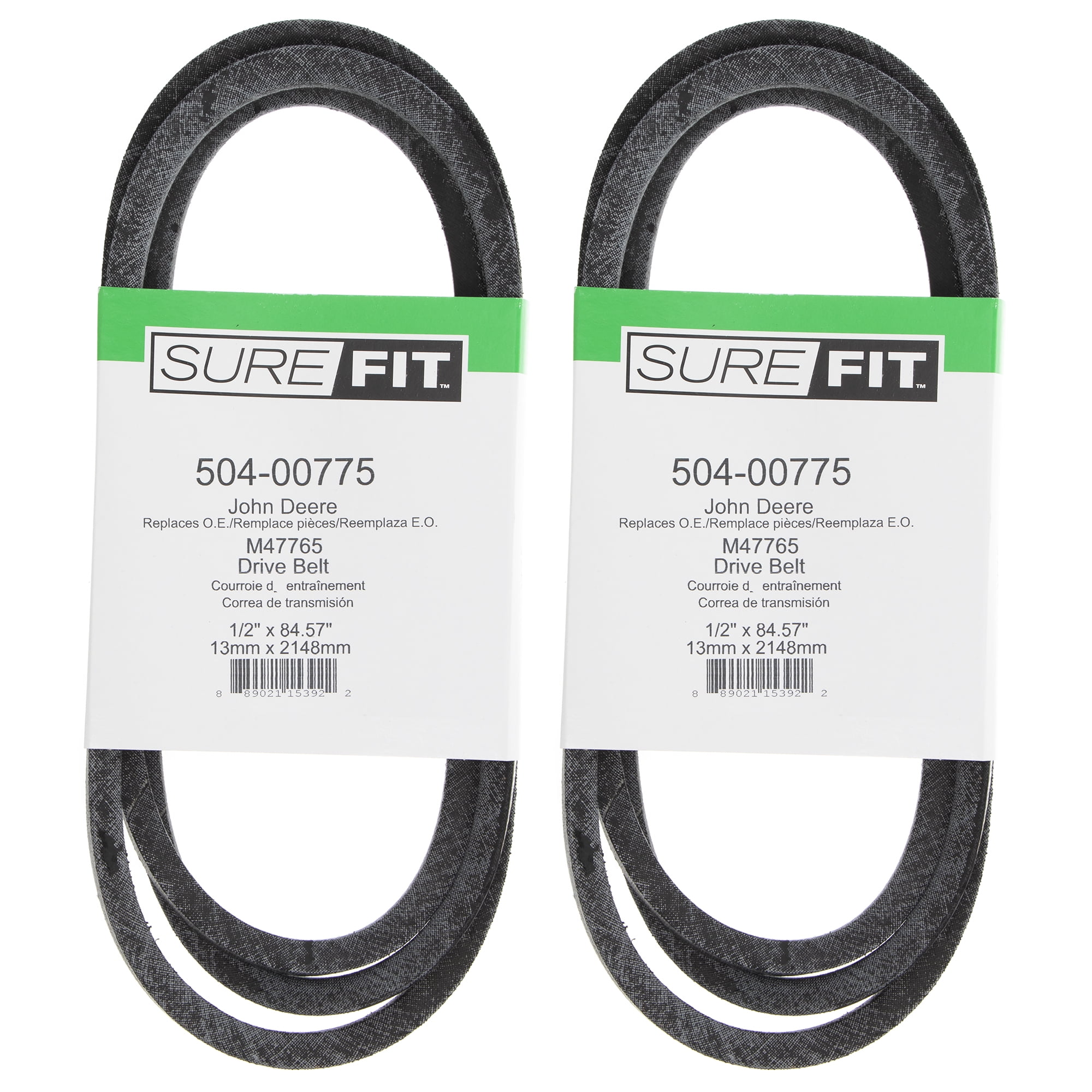 SureFit Drive Belt Replacement for John Deere M47765 210 316 330 420