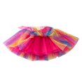 thumbnail image 5 of Baby Skirts for Girls Layered Ballets Tulles Tutus for Toddle Girls, Kids Princess Sequin Skirts, Dress up with Colorful Hair Bows, Summer Girl Mesh Puffy Skirt Skirt Kids 2-4Y, 5 of 8