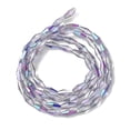 thumbnail image 2 of Transparent Electroplate Glass Beads Strands Half Rainbow Plated Faceted Bicone Lilac 8x4mm Hole: 0.8mm about 63~66pcs/strand 20.47~21.26 inch(52~54cm), 2 of 4