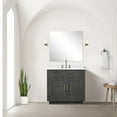 thumbnail image 3 of Abbey 36 in W x 22 in D Black Oak Single Bath Vanity and White Quartz Top, 3 of 6