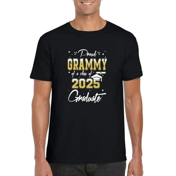 Proud Grammy of Class of 2025 Graduate Senior Celebration Gift T-Shirt, for men & women, up to size 5XL