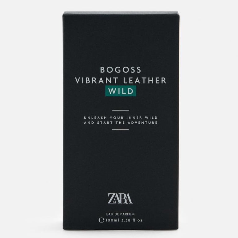 Zara Bogoss Vibrant Leather Wild Cologne for Men EDP Eau De Parfum