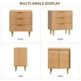 thumbnail image 6 of Huisuilinss Fluted 3/5/6 Drawer Dresser For Bedroom,Wood Wide Chest Of Drawers,Tall Nightstand,Double Dresser,Modern Side Table With Metal Handle & Feet For Living Room Hallway, 6 of 6