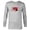 Athletic Heather, variant on Valentine's Day Lil Sis Gift Family Matching Trip - Long Sleeve T-Shirt for Men - Customized-Black