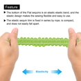 thumbnail image 4 of Uxcell 25 Yards 0.8 Inch Elastic Sequins Trim Flat Sequin Strip Paillette Fabric Ribbon for Crafts DIY Fringe Sewing Fluorescent Green, 4 of 7