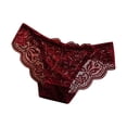 thumbnail image 1 of Braguitas de encaje sexy de cintura baja para mujer - Entrepierna de algodón que realza los glúteos, tallas M-L con cintura/longitud - Ropa interior estilo Pure Desire, 1 of 3