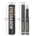 thumbnail image 4 of Wrinkle-Proof Matte Eyeshadow Stick with Built-in Mixing Brush, 8 Strong Colors, Long-Lasting Creamy Formula for Day and Night Use, Waterproof & Crease-Proof, Perfect for All Skin Types, 4 of 5