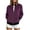 Purple, variant on QQNHM Womens Corduroy Bomber Jacket Full Zipper Long Sleeve Lightweight Coat Fall Casual Baseball Outerwear
