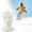 B, variant on Warm Three Hole Knitted Funny Ski Wrap 39cm Universal Size Can Be As Ski Cycling Neck And Face Warmer with Mouth Area Open Painter of The Night Outdoor Voices Doing Things Hat Snowboard Hood Youth