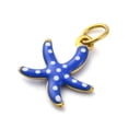 thumbnail image 2 of 20pcs 304 Stainless Steel Enamel Charms with Jump Ring Ion Plating(IP) Real 18K golden Plated Starfish 10.5x10x1.5mm Hole: 2.5mm, 2 of 3