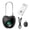 Black, variant on Smart Fingerprint Cable Lock Portable Biometric Padlock with Steel Wire
