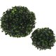 thumbnail image 1 of HEALEEP 2Ud Bola Decorativa De Planta Artificial Verde Para Ambientes Comerciales Y Residenciales, 1 of 6
