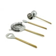 thumbnail image 2 of Vibhsa Bar Tools Accessories Bartending Kit set of 4 for Home Bar (Golden Hammered), 2 of 5