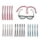 thumbnail image 3 of Paquete de 5 correas para sujetar gafas deportivas, cordón para el cuello, para gafas rojo, 3 of 6