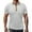 White, variant on SGFCWSX Mens Short Sleeve Polo Shirt Chest Pocket Slim Fit Casual Golf Shirts for Men Army Green Size XL