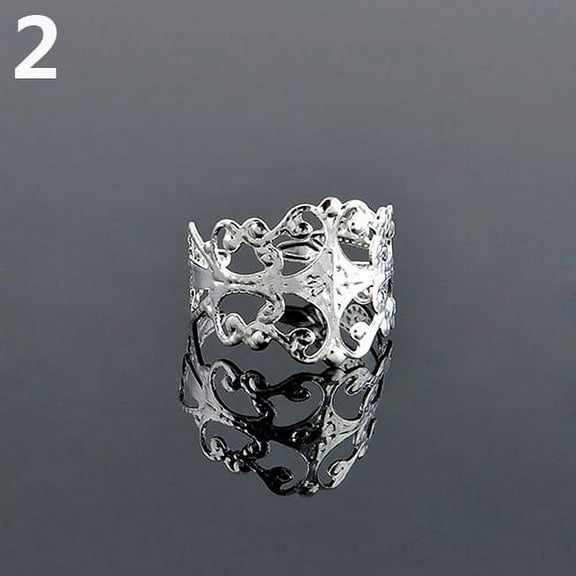 NUZYZ Women's Hollow Adjustable Beach Jewelry Open Toe Ring for Party Gifts