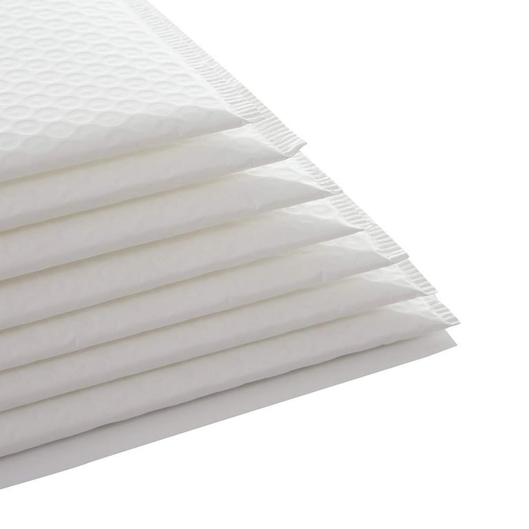  PACKAPRO White Bubble Mailer 50Pack 4x8 Inch Self Seal Padded  Envelopes with thank you for packing shipping mailing bags with thick bubble  wrap for waterproof tearproof package : Office Products