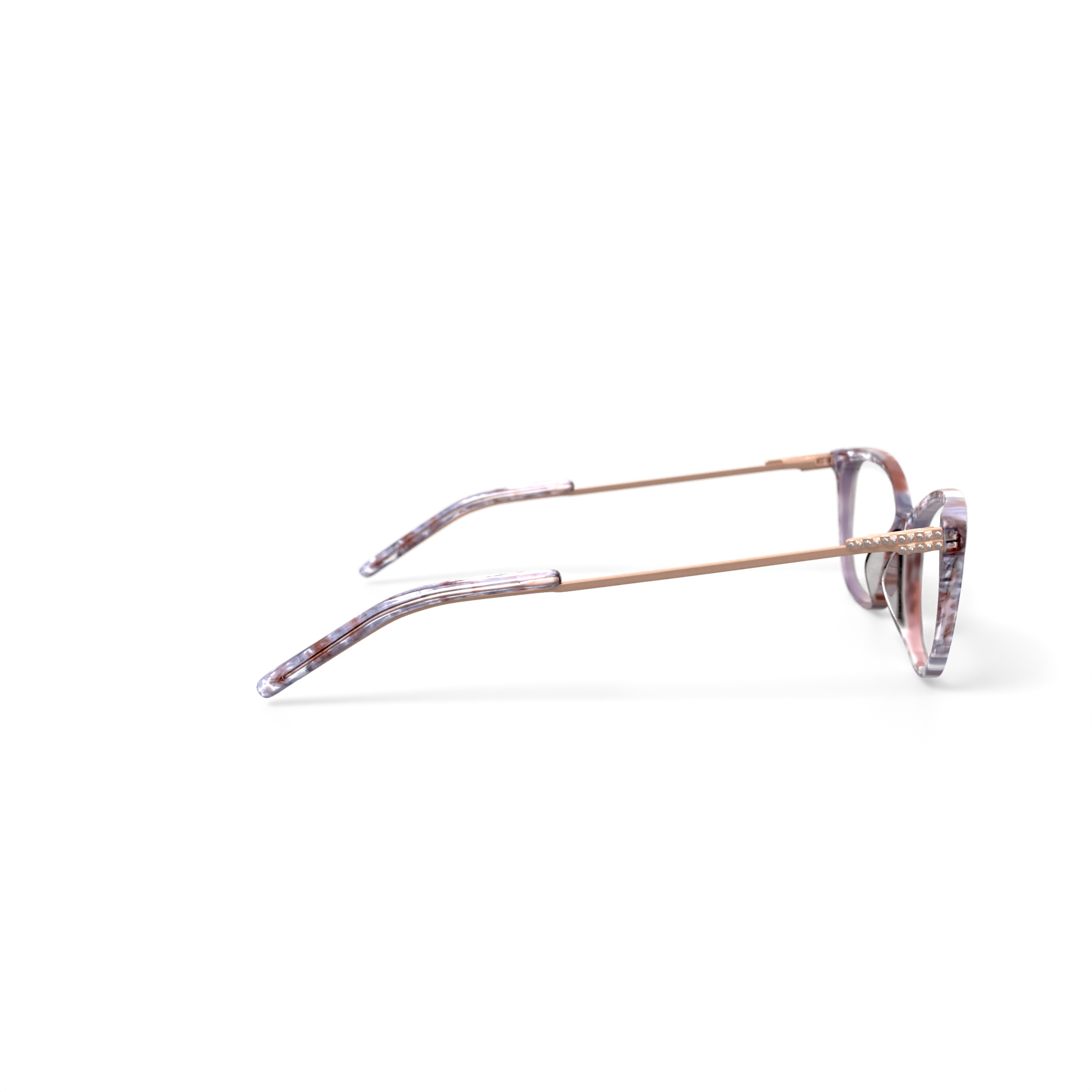 Walmart Women's MC007 Kami Square Prescription Eyeglasses with Case, Multicolor